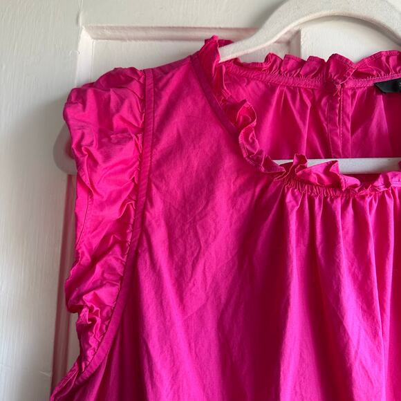 J. Crew Ruffle-Trim Tiered Midi Dress - Picture 4 of 8